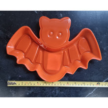 Load image into Gallery viewer, Bat Shaped Plastic Sweetie Tray Candy Dish for Halloween Parties or Trick or Treating
