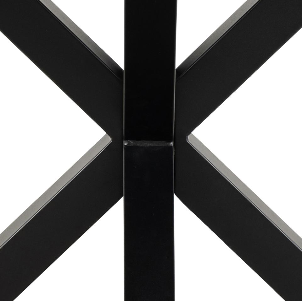 Heaven Round Dining Table 119cm Grey With Solid Metal Base