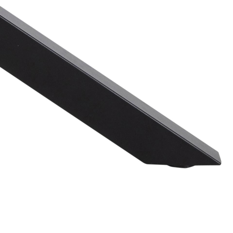 Heaven Large Rectangle Black Ceramic Dining Table Solid Metal Base 6/8 Seats 200x100 cm