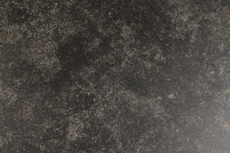 Heaven Round Black Ceramic Dining Table, Lavish Marble Look With Stylish Metal Base 119x75.5cm