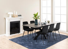 Load image into Gallery viewer, Heaven Extendable Black Dining Table Large Spacious Ceramic 168/210 x 90 cm
