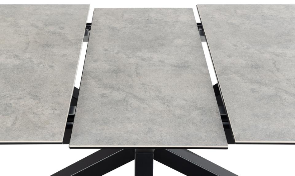 Heaven Extendable Grey Dining Table Large Spacious Ceramic 168/210 x 90 cm