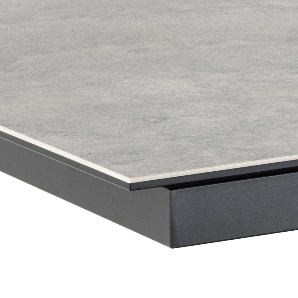 Heaven Extendable Grey Dining Table Large Spacious Ceramic 168/210 x 90 cm