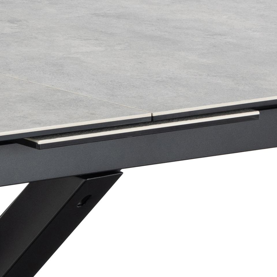 Heaven Extendable Grey Dining Table Large Spacious Ceramic 168/210 x 90 cm