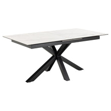 Load image into Gallery viewer, Heaven Extendable White Dining Table Large Spacious Ceramic 168/210 x 90 cm
