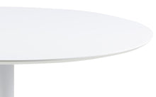 Load image into Gallery viewer, Ibiza Round White Dining Table Large Spacious 110cm Top And Solid Metal Base
