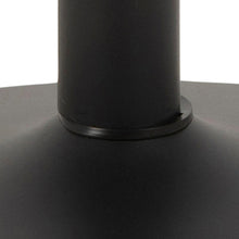 Load image into Gallery viewer, Ibiza Round Black Dining Table Large Spacious 110cm Top And Solid Metal Base
