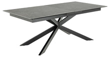 Load image into Gallery viewer, Irwine Ceramic Glass Extending Dining Table Black 200/240cm
