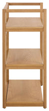 Load image into Gallery viewer, Ludza Bookcase Shelving Unit In Oiled Oak With 3 Shelves 93x80x40 cm

