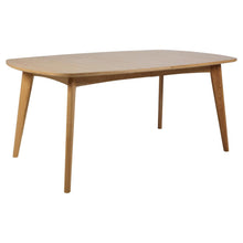 Load image into Gallery viewer, Wooden dining table on a white background
