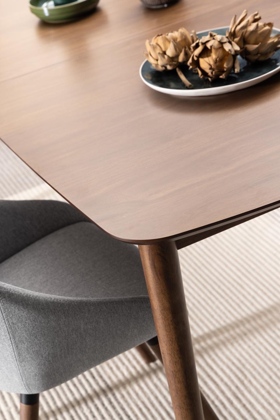Montreux Extendable Large Walnut Dining Table 180/219cm Extending Top