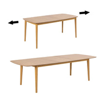 Load image into Gallery viewer, Montreux Extendable Rectangle Oak Dining Table 180/219cm Extending Top
