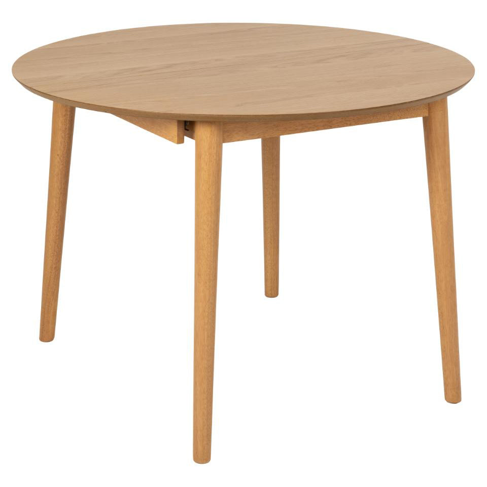 Montreux Round Extendable Oak Dining Table 115/154cm Extending Top