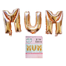 Load image into Gallery viewer, Mum Balloon Individual Letters Birthday Mother&#39;s Day Party Photo Backdrop 16 Inch
