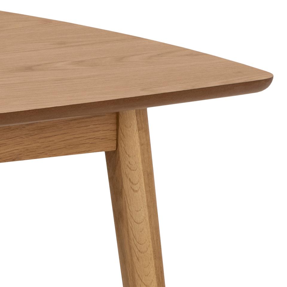 Wooden table with a white background