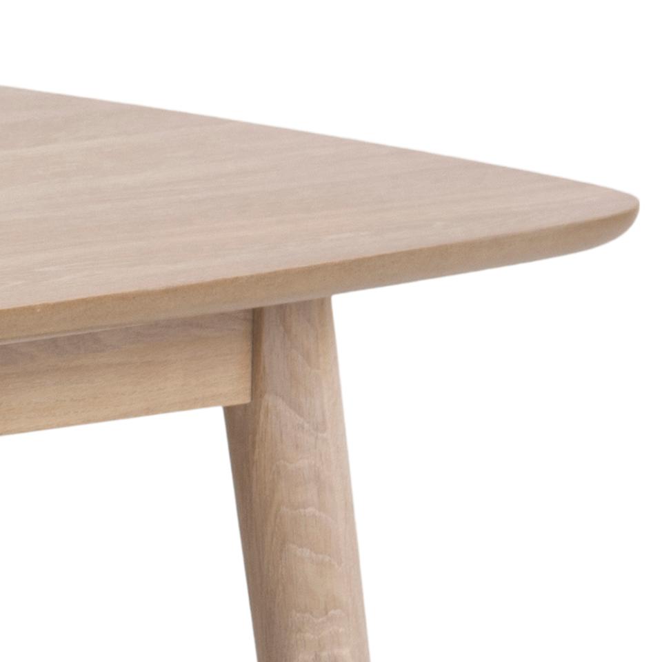 Negano Chene Designer White Oak Rectangle Dining Table 4/6 Seats 150x80cm