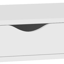 Load image into Gallery viewer, Wooden cabinet with sliding door on a white background
