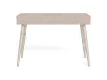Load image into Gallery viewer, Neptun Grey Bureau Office Desk With 3 Drawers and Metal Legs 110cm
