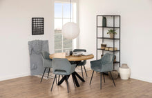 Load image into Gallery viewer, Newcastle Tall Metal Bookcase Shelving Unit Black With 5 Shelves 69x30x185cm
