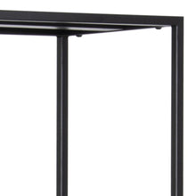 Load image into Gallery viewer, Newcastle Tall Metal Bookcase Shelving Unit Black With 5 Shelves 69x30x185cm
