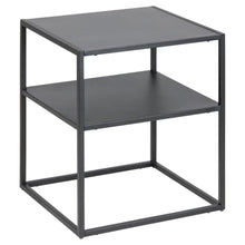 Load image into Gallery viewer, Newton Metal Bedside Cabinet With Steel Shelf And Frame

