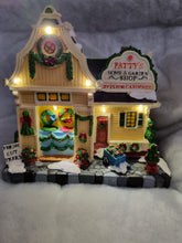 Load image into Gallery viewer, Light Up Restaurant Christmas Village Scene Traditional Winter Large LED Miniature 19cm
