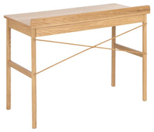 Load image into Gallery viewer, Paul Rectangular Oak Office Desk With Drawer 110cm

