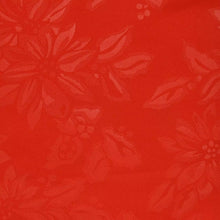 Load image into Gallery viewer, Red Christmas Tablecloth Poinsettia Floral Pattern Rectangle Xmas Dining 132x178cm 70x52Inch
