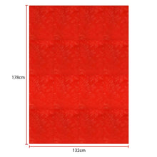 Load image into Gallery viewer, Red Christmas Tablecloth Poinsettia Floral Pattern Rectangle Xmas Dining 132x178cm 70x52Inch
