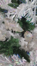 Load and play video in Gallery viewer, Iridescent Shimmer Train Hanging Christmas Decoration Magical Fairy Tale Themed Xmas Tree Pendant
