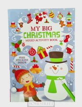Load and play video in Gallery viewer, Fun Christmas Mixed Activity Book With Xmas Stickers 25 Pages
