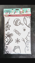 Load and play video in Gallery viewer, Colour Your Own Christmas Paper Tablecloth Festive Xmas Craft Fun 122x91cm

