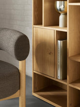 Load image into Gallery viewer, Rangoon Large Bookcase Shelving Unit In Oak With 3 Doors And Compartments 90x30x180 cm
