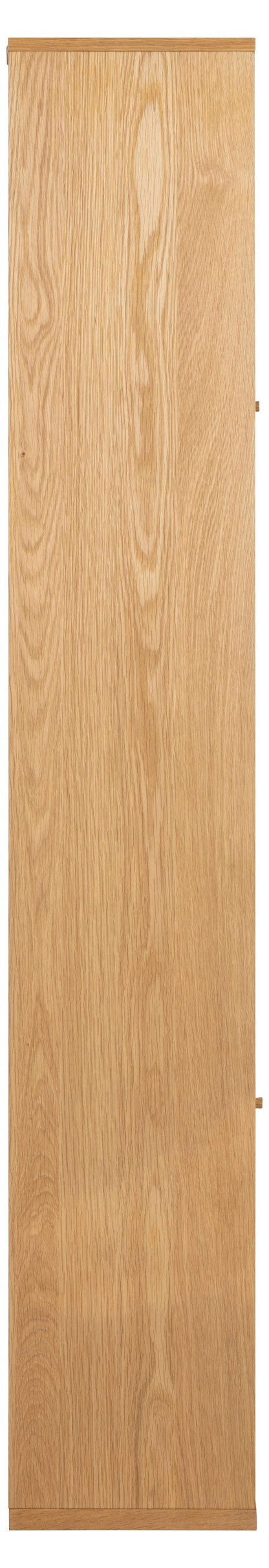 Wooden door with a light brown finish