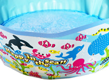 Load image into Gallery viewer, Rigid Wall Paddling Pool 4ft No Inflation Required Kids Family Pets Outdoor Splash Games 48x10&quot; (122x25cm)
