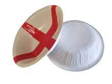 Load image into Gallery viewer, England Paper Bowls Pack Of 6 St George Flag Premium Disposable Party Supplies
