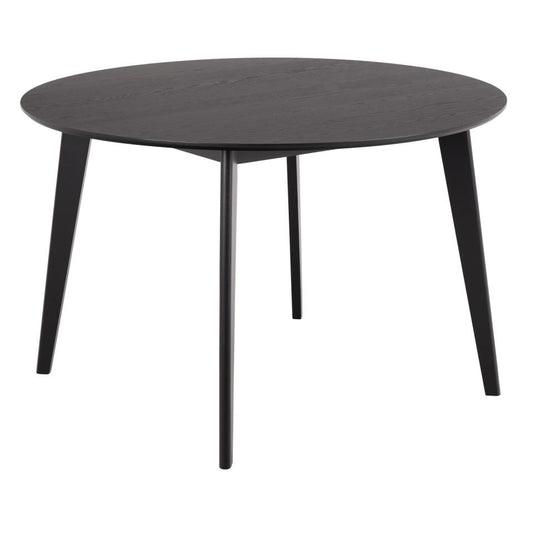 Roxby Round 120cm Black Dining Table Luxury Home Interior Design Furniture