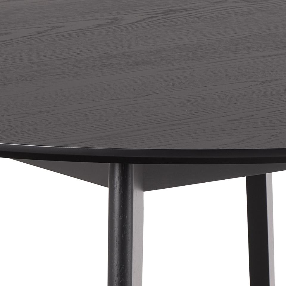 Roxby Round 120cm Black Dining Table Luxury Home Interior Design Furniture