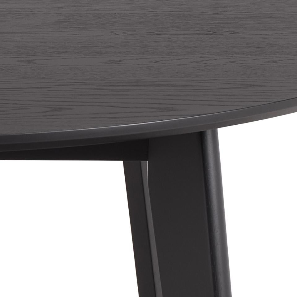 Roxby Round 120cm Black Dining Table Luxury Home Interior Design Furniture