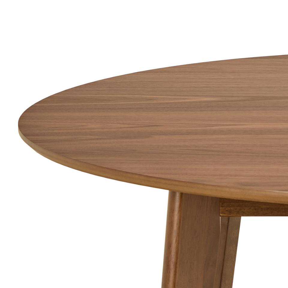 Roxby Round 120cm Walnut Dining Table Luxury Home Interior Design Furniture