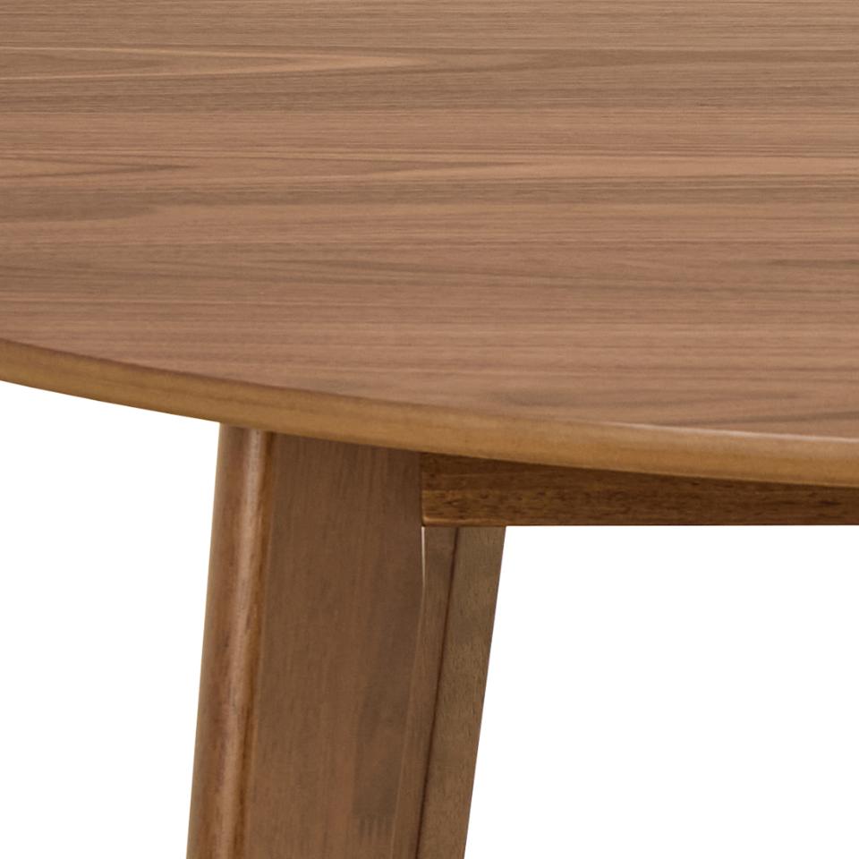 Roxby Round 120cm Walnut Dining Table Luxury Home Interior Design Furniture