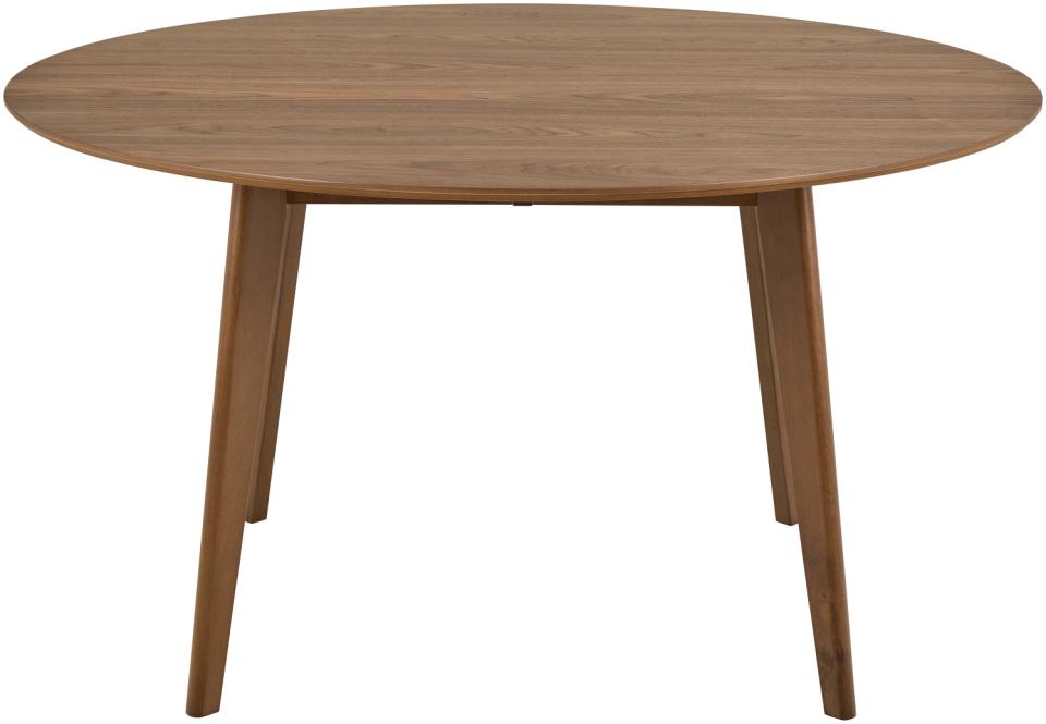 Roxby Round Large Walnut Dining Table Large 140cm Spacious Top
