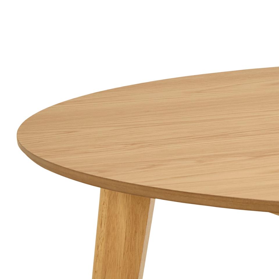 Roxby Round 120cm Oak Dining Table Luxury Home Interior Design Furniture