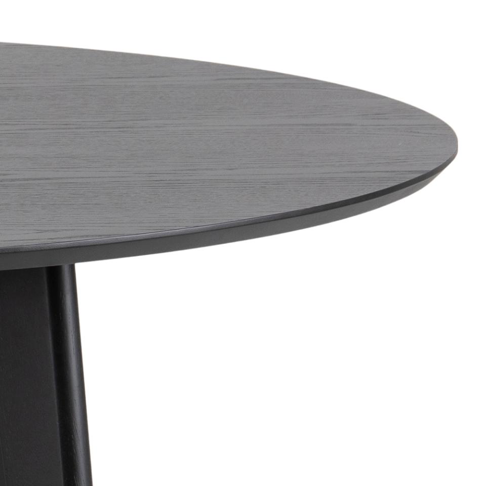 Round gray table top on a white background