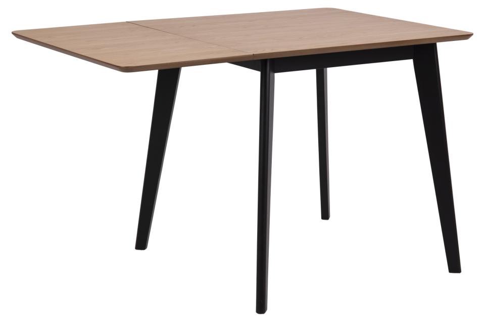 Roxby Square Space Saving Dining Table Oak Veneer 80/120x80x76 cm 2/6 Seats
