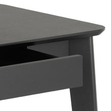 Load image into Gallery viewer, Roxby Modern Black Office Desk With Drawer 100cm
