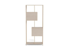 Load image into Gallery viewer, Seaford Bookcase Tall Grey Shelving Unit With 5 Shelves 185x77x35xcm
