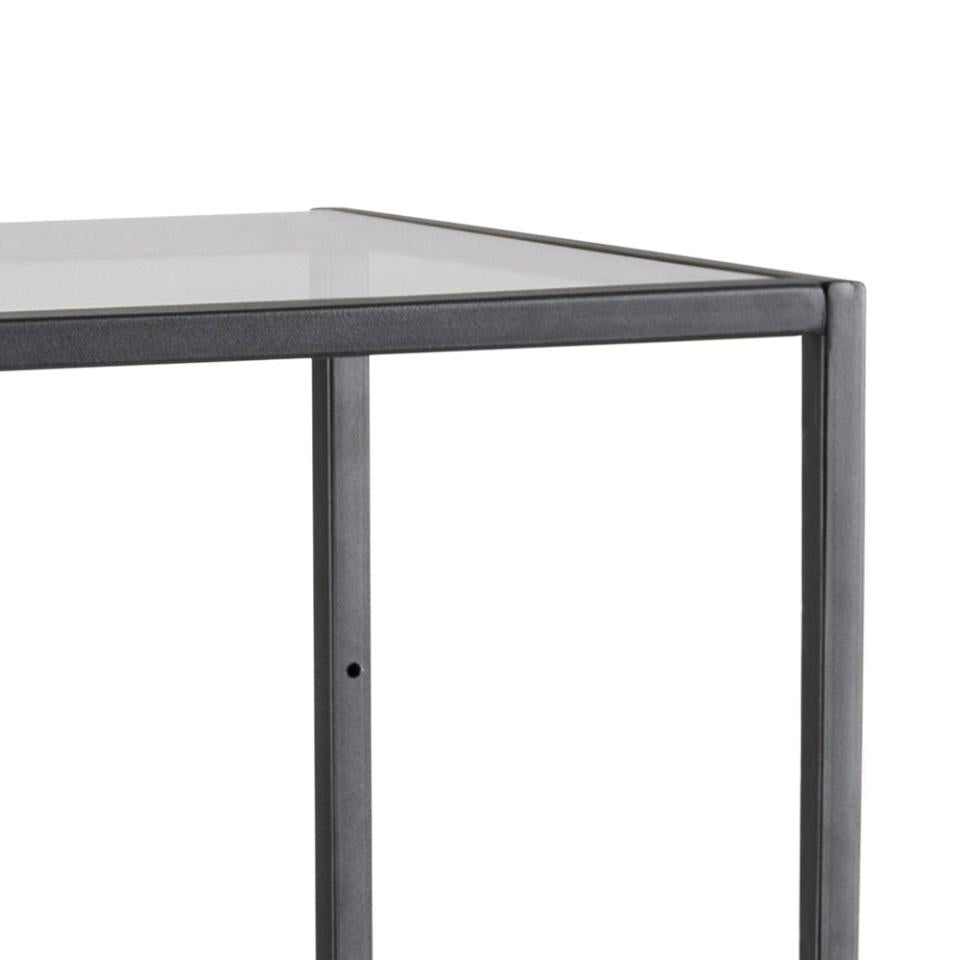 Seaford Bookcase Free Standing Shelving Unit In Black 35x37x120 cm