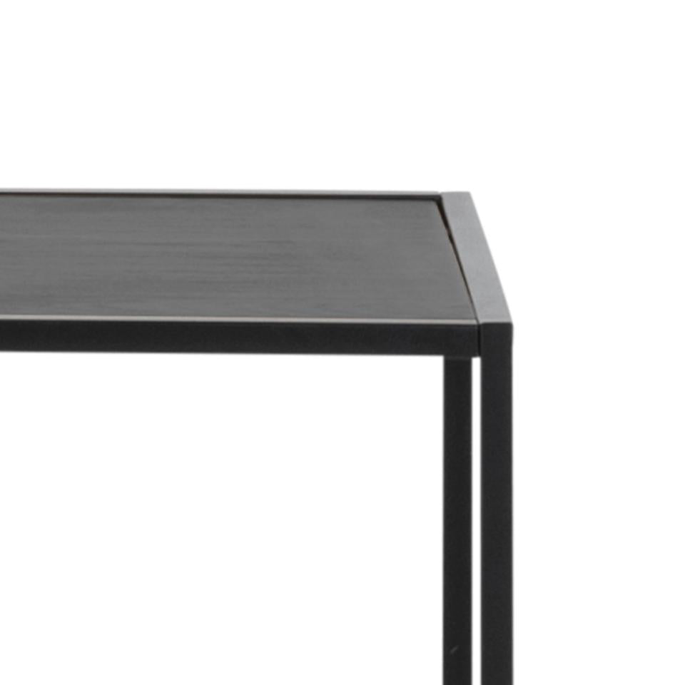 Seaford Large Bookcase Shelving Storage Unit In Black 114x35x185 cm