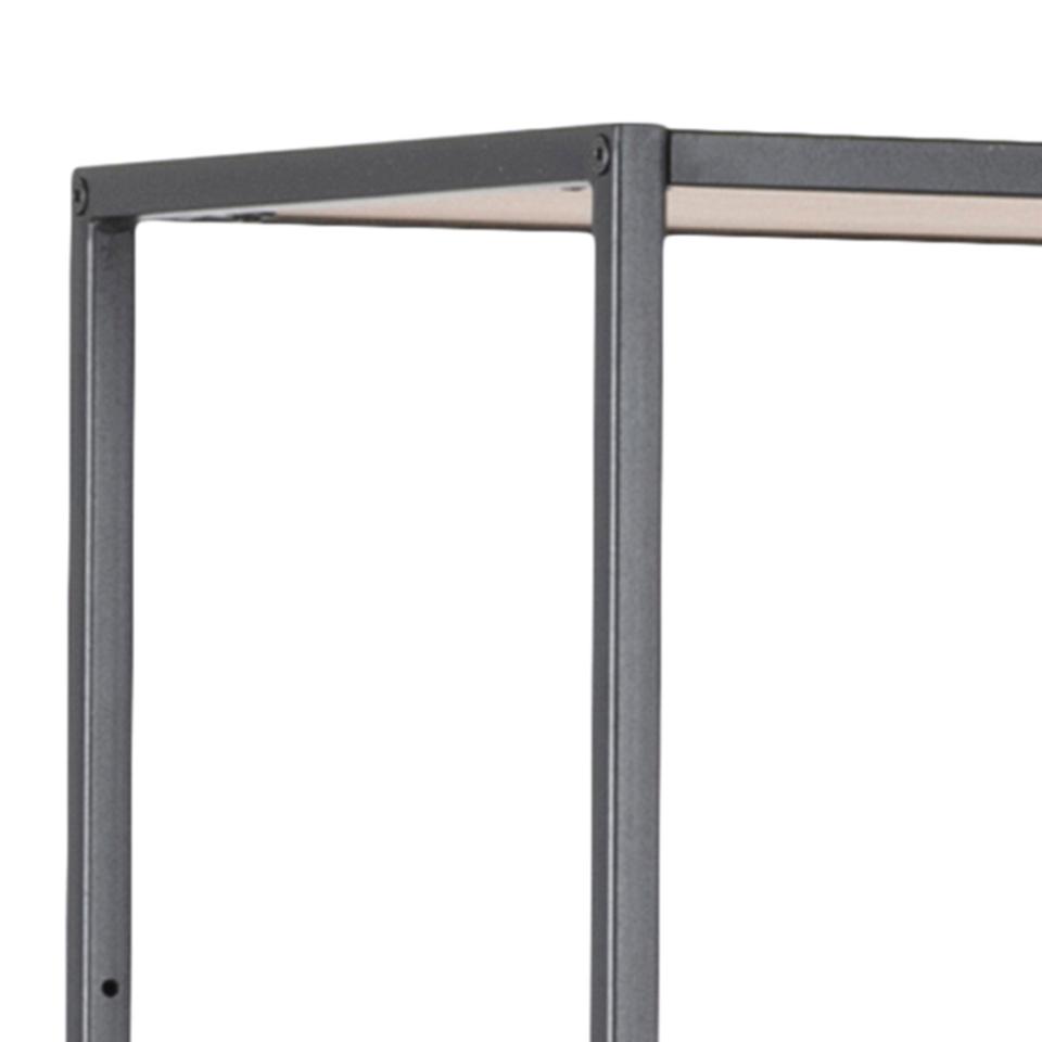 Seaford Large Bookcase Shelving Storage Unit In Oak 114x35x185 cm